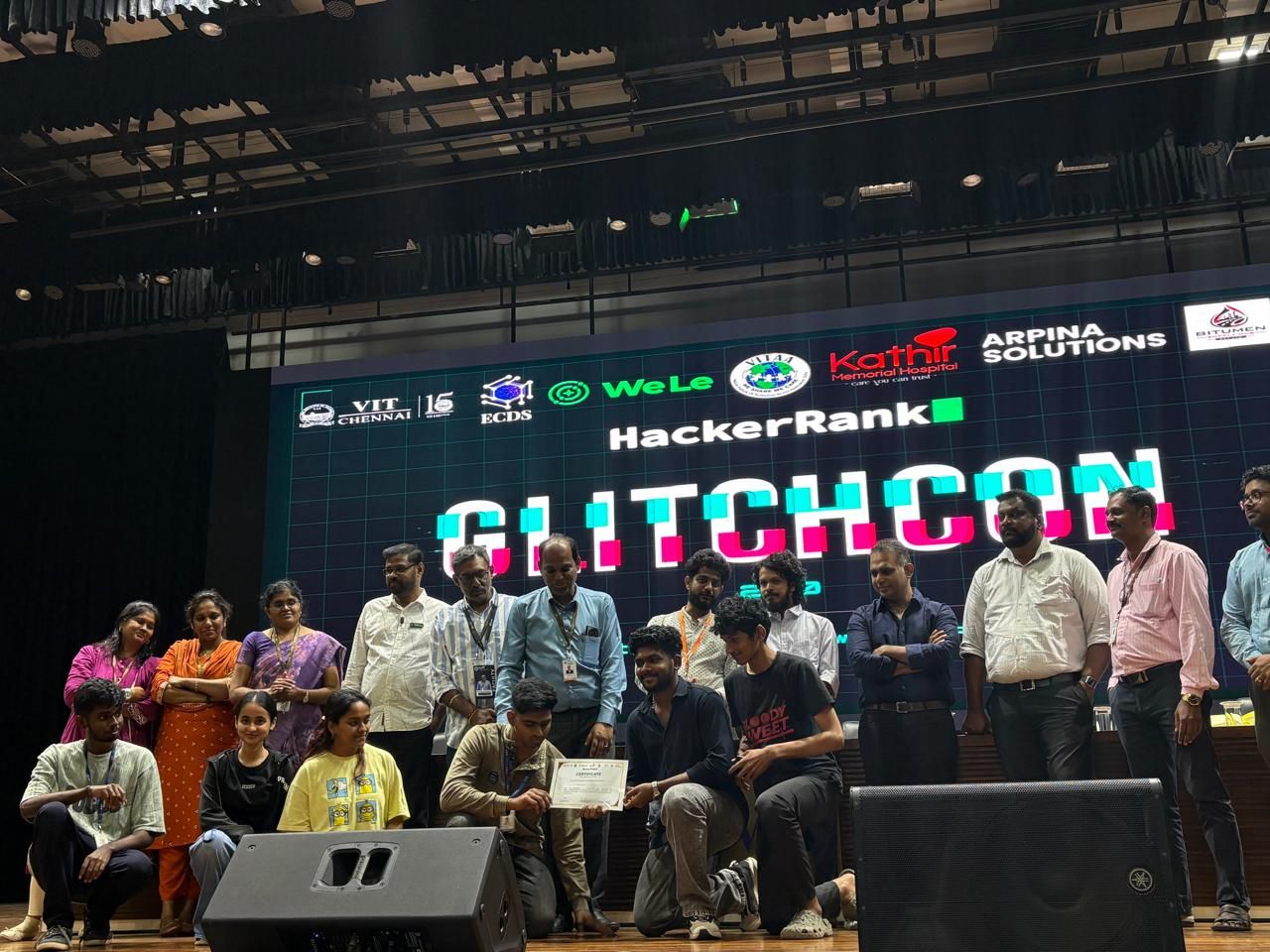 GlitchCon hackathon at VIT Chennai